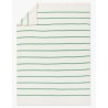 Cobija de tejido punto Breton Stripe para bebé