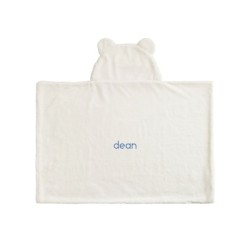 Toalla con gorro Nursery Fur Wraps de algodón