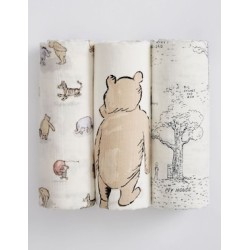 Set cobijas de tejido plano Disney Winniw Pooh bebé