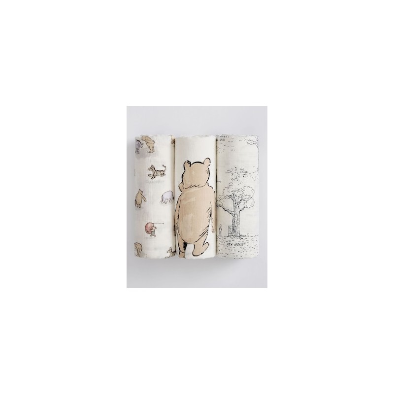 Set cobijas de tejido plano Disney Winniw Pooh bebé