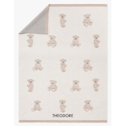 Cobija de tejido plano St. Jude Teddy para bebé