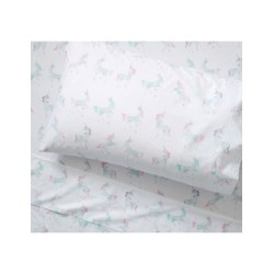 Juego de sábanas de algodón Mystical Unicorn