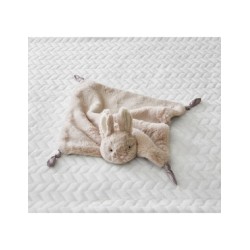 Manta de apego de tejido plano Bunny Thumbie conejo para bebé