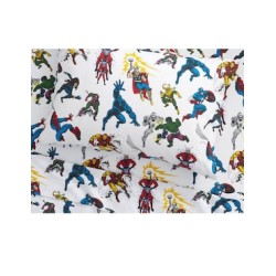 Juego de sábanas de algodón Marvel Heroes