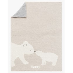 Cobija de tejido plano Fuzzy Bear