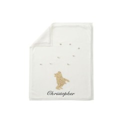 Cobija de tejido plano Knit Heirloom Winnie Pooh para bebé