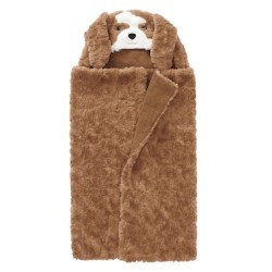 Toalla con gorro Jack Spaniel de algodón