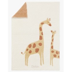 Cobija de tejido plano Fuzzy Giraffe