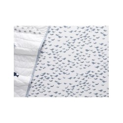 Sábana de cajón para cuna de algodón Jack Whale