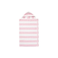 Toalla con gorro Rugby Stripe de algodón